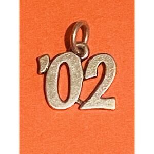 James Avery Retired Sterling Silver ‘02 Year Charm
